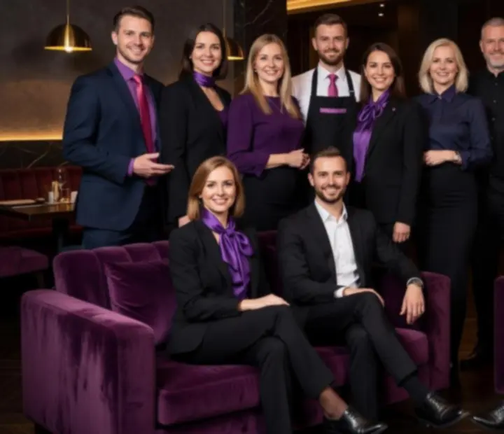 Tým restaurace Bravoriaim připravující večerní program pro hosty